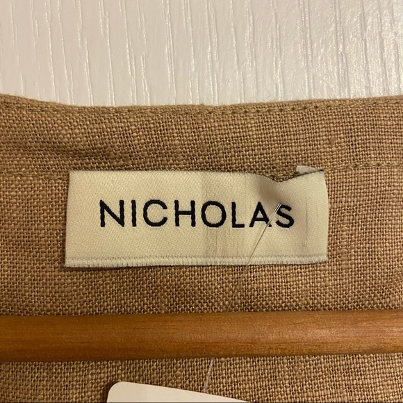 NICHOLAS LINEN CROP TOP - Picture 6 of 12